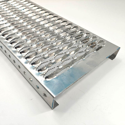 Grelha de segurança galvanizado 182-356mm Largura piso industrial