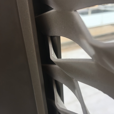 Gancho revestido PVDF acima da malha expandida quadro do metal para o painel de parede externo de Curtan