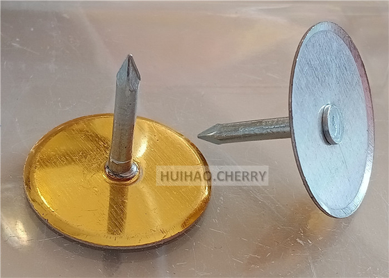 1 "Pins e fixações de isolamento HVAC para fixação de placas de tubulação de fibra de vidro ou envoltórios de tubulação de fibra de vidro