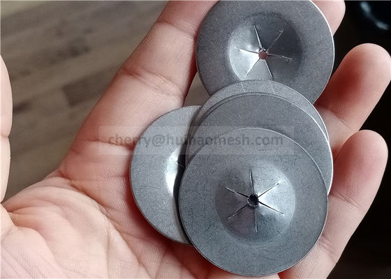 Aço galvanizado 2,5" arruelas de travamento do auto do quadrado 63.5mm usados para prender os pinos da isolação
