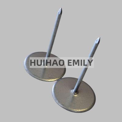 Pinos de cabeça chata e base de cobre de 30mm são usados para fixar dutos de fibra de vidro