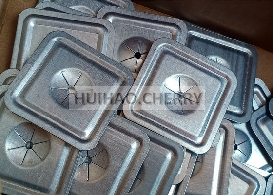 Clipes de velocidade para arruela autotravante quadrada de 38 mm para isolamento, material de aço galvanizado