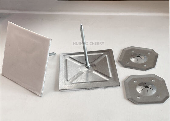 Pinos e Arruelas para Isolamento Calibre 12 em Aço Galvanizado Pinos para Isolamento de Lã de Rocha