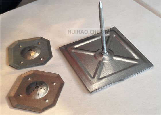 Pinos e Arruelas para Isolamento Calibre 12 em Aço Galvanizado Pinos para Isolamento de Lã de Rocha