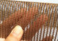 O uso decorativo de bronze da rede de arame do diâmetro 0.48mm*3 do cabo para o vidro laminou a malha