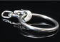 Anel redondo de aço inoxidável Weldless para trelas e chicotes de fios dos colares 3mm-13mm
