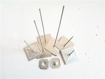2.7mm x 70mm Self Stick Rock Wool Pins 50 x 50 mm Base para empoeiramento