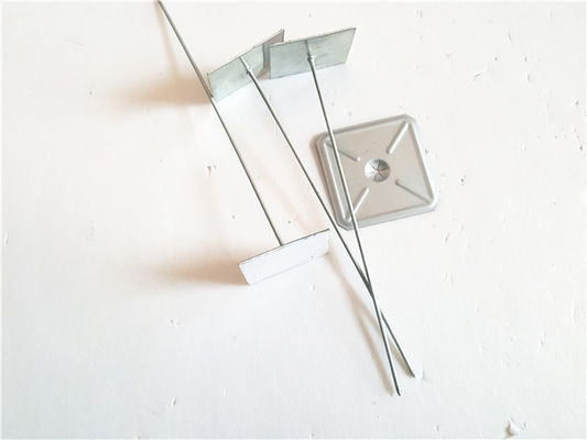 Pinos de isolamento autoadesivos de aço galvanizado 220mm com arruela de travamento automático para painéis de isolamento