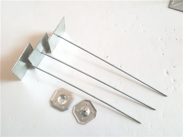 Pins de isolamento auto-aderentes de aço galvanizado para fixação de isolamento
