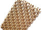 Rede de arame decorativa de aço inoxidável 1500mm W 3700MM litro painel do ouro de PVD Rosa