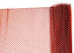 Cortina decorativa colorida da malha do metal, cortina de alumínio da malha do elo de corrente do fio