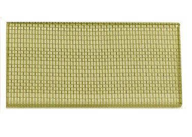 Tecido de malha metálica de ouro vidro laminado
