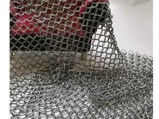 Tipo de tecido Cartão de aço anel redondo malha de anel de cadeia