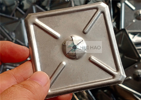2-1/2 do” material de aço inoxidável das arruelas de travamento do auto quadrado usado para prender o material de isolação