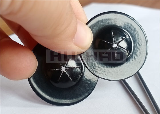 as arruelas de travamento de aço inoxidável do auto de 38mm dobram o revestimento preto lateral usado para fixar Mesh To Solar Panels