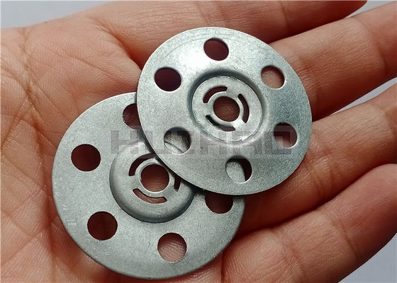 os discos da arruela da fixação do metal da isolação de 35mm galvanizaram o aço para placas do suporte da telha