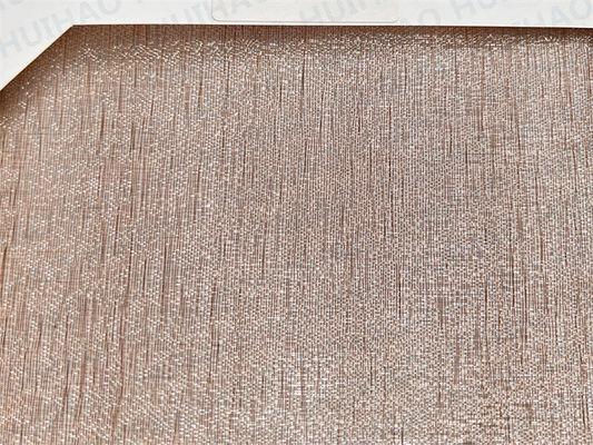 Fio laminado de vidro de bronze Mesh Architectural Facade Cladding