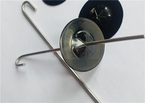 O impedimento material de aço inoxidável do painel solar de 304 BirdAway grampeia 2.0x100mm com arruelas