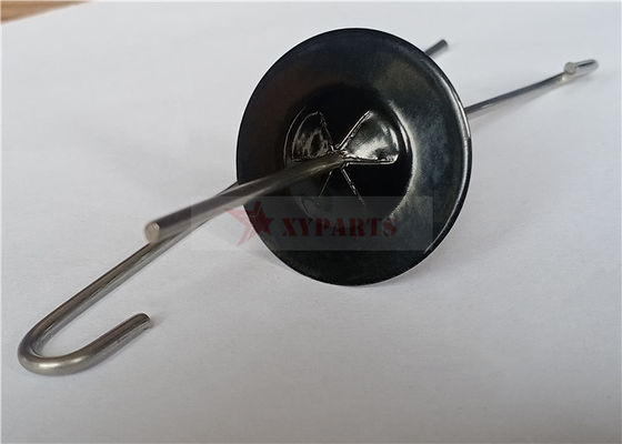 as arruelas de travamento de aço inoxidável do auto de 30mm dobram o revestimento preto lateral para prender grampos do painel solar
