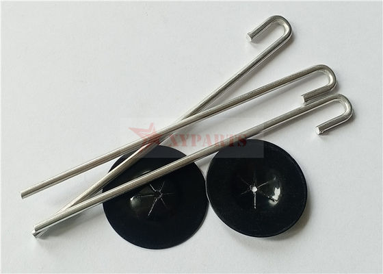 grampos de alumínio do impedimento do pássaro do painel solar do bloco 100pcs com arruelas de travamento automático