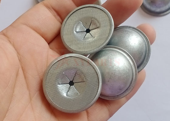 Lavadoras de tampa de cúpula de 30 mm Aço galvanizado usado para fixação de pinos de isolamento