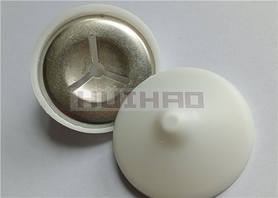 Lavadoras de cúpula de aço inoxidável de auto-bloqueio de 40 mm com tampas de plástico