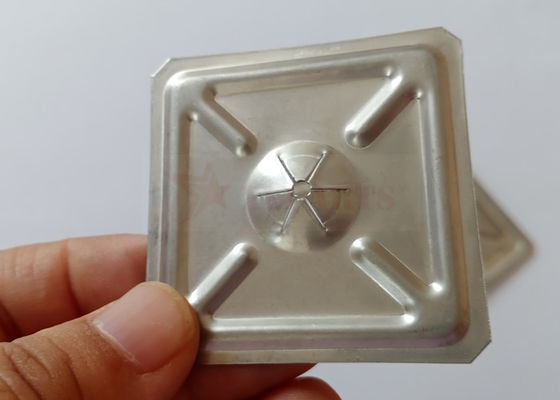 Aço inoxidável 50 mm isolamento auto-bloqueio lavadoras quadrados em bico