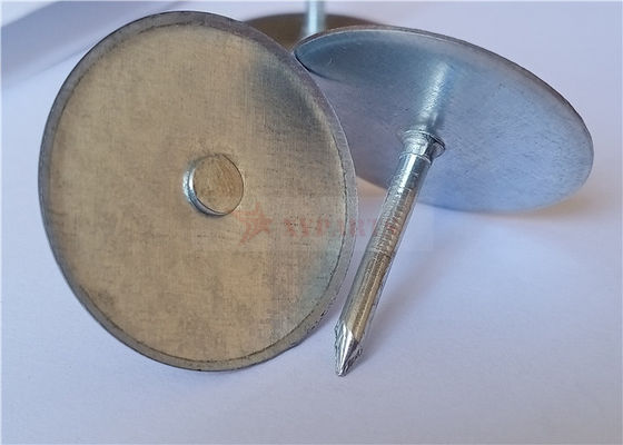 12 Gauge Capacitor Discharge Cup Head Weld Pins para fixação de isolamento em uma superfície metálica