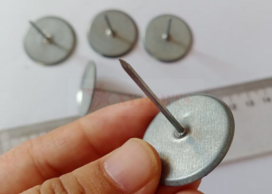 Pins de revestimento de dutos de aço galvanizado M1.8x30mm para isolamento de dutos Hvac