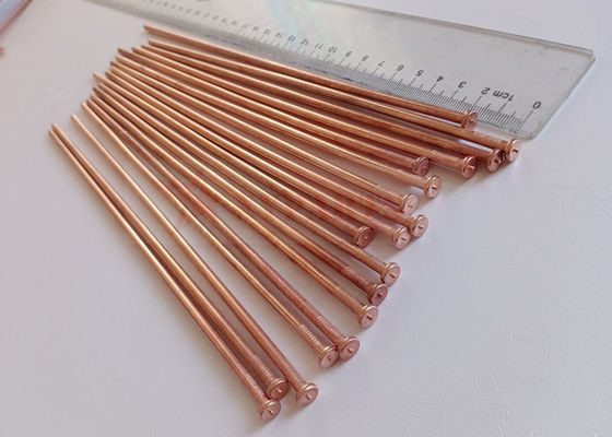 Pinos de isolamento para soldagem de pinos CD 4x245mm, revestimento de cobre, aço de baixo carbono para soldagem de anteparas de navios