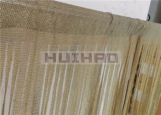 0.53x3.81mm de aço inoxidável Soldado Chainmail Rede Cortina para divisor de sala tela
