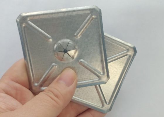 2-1/2 polegadas de aço galvanizado quadrado auto-bloqueio máquina de lavar para CD pinos de soldagem