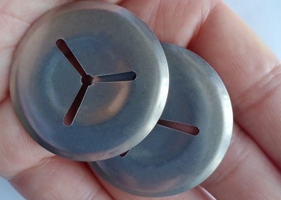 38 mm Rodada Tipo de aço inoxidável Isolamento de velocidade Clips com 3 ranhuras