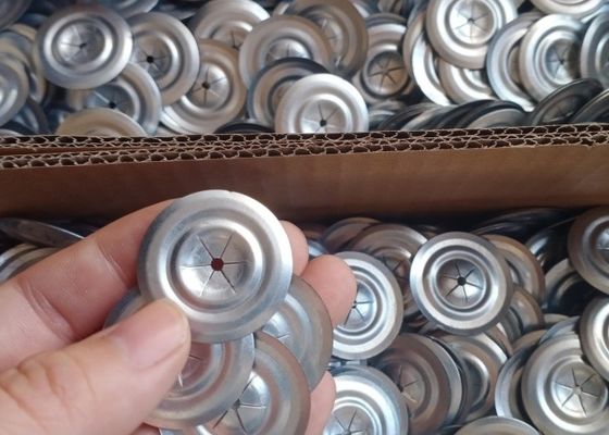 Lavadora de isolamento redonda de aço galvanizado de 30 mm com borda de bisel