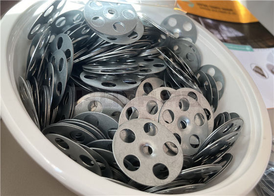 Lavadora de discos de fixação de metal de 36 mm usada para prender placas de apoio de telhas