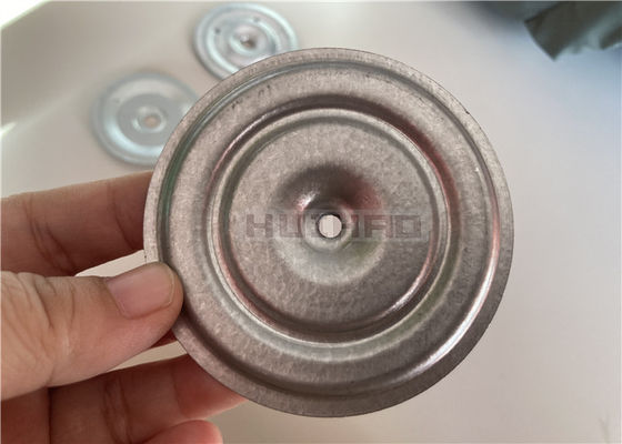 Placas de Fixação de Isolamento em Aço Galvanizado com Zinco 75mm Para Fixação de Isolamento e Painéis de Cobertura