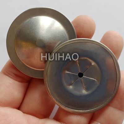 Lavadora de tampa de cúpula de isolamento metálico de 38 mm para fixações de isolamento