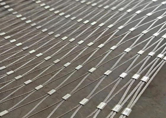 Inox 304 Rede de corda tecida flexível para vedação de manobras de segurança