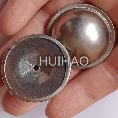 7/8 polegadas de aço galvanizado isolante dome tampa para fixação de pinos de isolamento