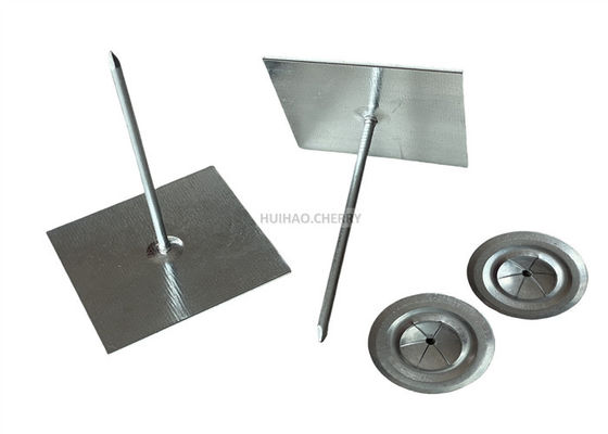 Pins de isolamento auto-aderentes de aço galvanizado para fixação de isolamento