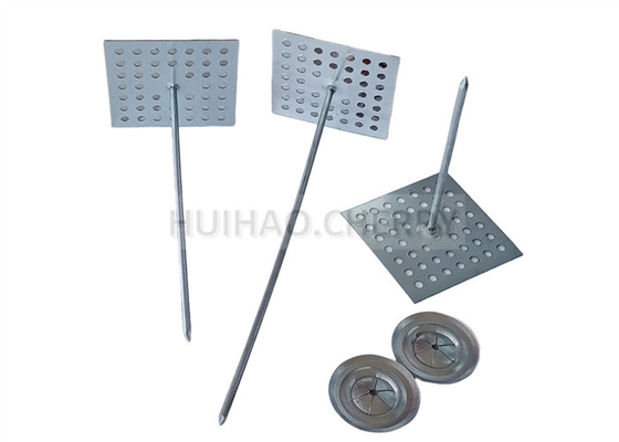 Pins de fixação de aço galvanizado e fibra de vidro