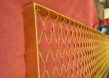Fachada de alumínio da tela da arquitetura, malha expandida do metal para o divisor da janela
