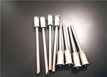 pinos metálicos do bi dos pinos da soldadura de parafuso prisioneiro de 3mm x de 65mm com cabeças isoladas alumínio de 6 x 15 milímetros