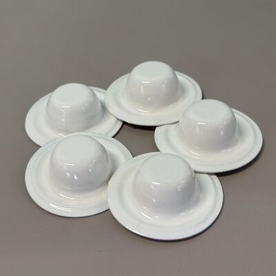 Tampas de Parafuso Brancas de 35mm para Parafusos de Telhado, Tampas de Cobertura para Painel de Telhado Metálico