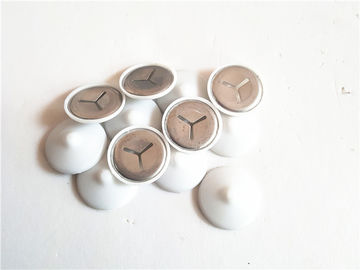 3 grampo de aço inoxidável das arruelas 38mm dos entalhes com o tampão plástico para os pinos de fixação da solda