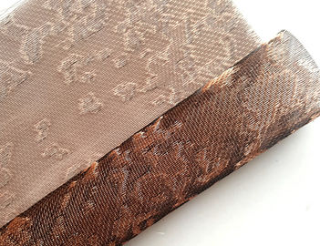 Rede de arame de aço inoxidável do teste padrão de flor para o vidro arquitetónico da arte da decoração