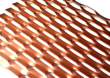 Pinte a malha expandida 3D do metal do tratamento para Screen1220x2440mm metálico decorativo