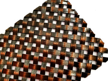 Rede de arame arquitetónica chapeada cobre 304 de aço inoxidável para armários