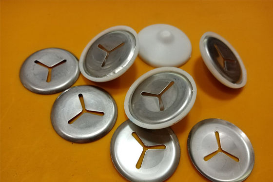 Pins e clips de isolamento auto-bloqueáveis de 38 mm, revestidos ou não de plástico, para trabalhos de fixação de isolamento térmico marinho