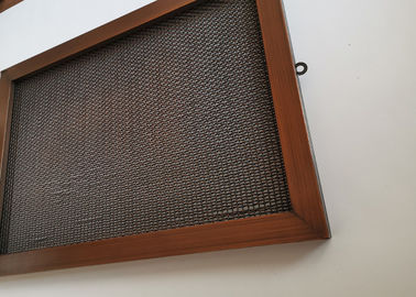Tela de rede de arame arquitetónica de Rod do cabo para o revestimento da fachada ou o divisor de sala